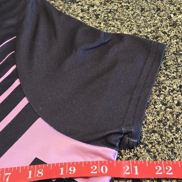 Chemistry Corvette Graphic T-Shirt Mini Dress Black & Pink Women size 1X - Picture 14 of 15